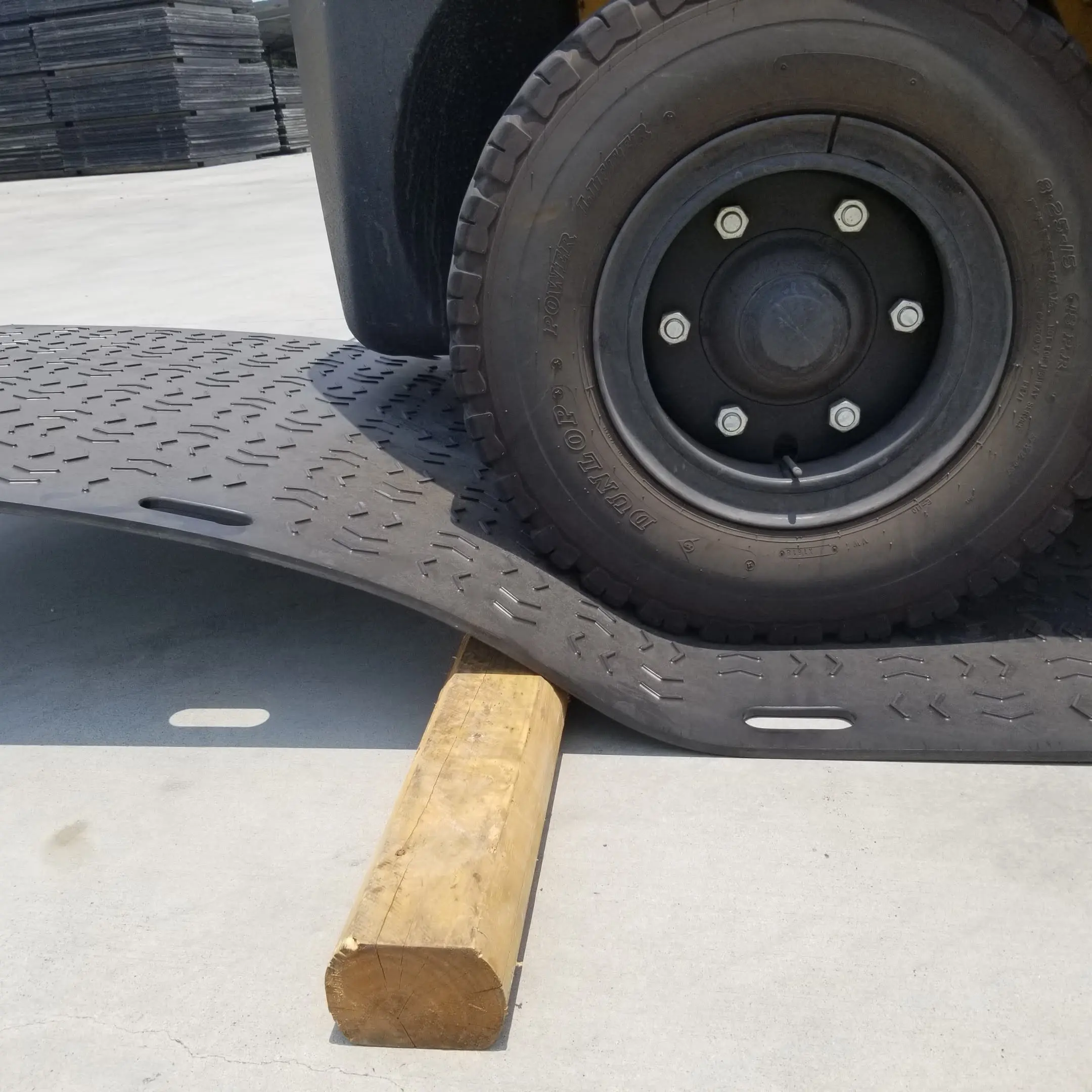 Tapete de proteção para chão, durável, tapete hdpe reciclado uhmwpe temporário da estrada