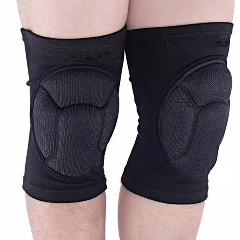 カスタマイズされたロゴ衝突回避滑り止め厚手のスポンジ膝スリーブ保護膝パッド