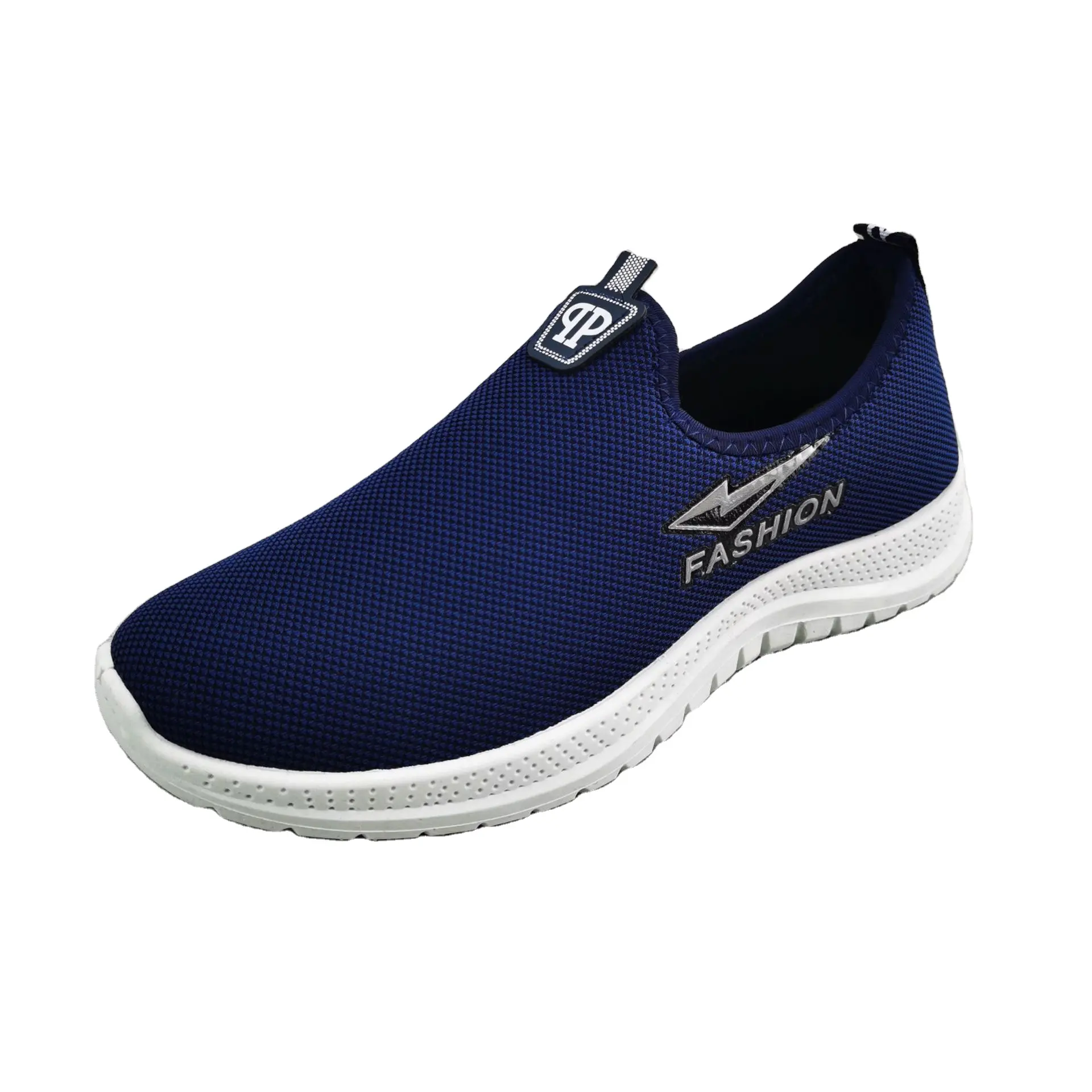Zapatos náuticos con Logo personalizado para hombre, zapatillas masculinas informales para caminar, al por mayor, hechas en Chian