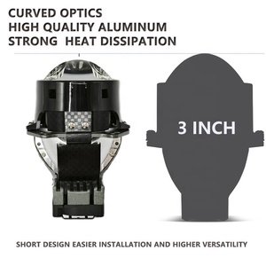 IDISON Z5 OEM ODM araç aydınlatma sistemi, biled far 52W-88W LED ampul bmw e39 için bi-led projektör Lens - Product Image 4