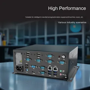 工业控制迷你电脑4U服务器I3壁挂式串行COM视觉Linux主机小型化工业控制机 - Product Image 5