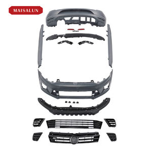 Upgrade Body Kit untuk Volkswagen VW POLO 11-17 ke Gaya WRC <span class=keywords><strong>Bodykit</strong></span> Bumper Depan Bumper Belakang Side Skirt Grille - Product Image 6