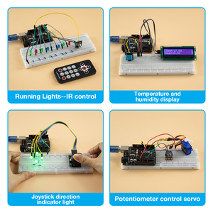 LAFVIN Super Starter Kit für Arduino UNO SET R3 Steck brett/Schrittmotor/SG90 Servo / 1602 LCD/Überbrückung kabel/Tutorial