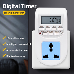 Intelligenter Timer-Stecker AL-06 2300 W hochleistungselektronischer Timing-Schalter Steuerrahmen Countdown Stecker Energieeinsparer - Product Image 2