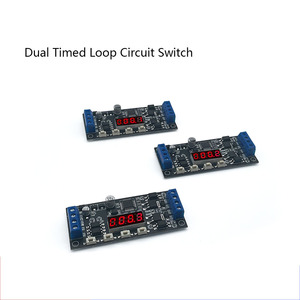 Taidacent DC 12V 24V Dual Mosfet <strong>Timer</strong> Module <strong>Led</strong> Delay Relay Trigger Cycle <strong>Timer</strong> on Off Delay <strong>Timer</strong> Switch Board - Product Image 2