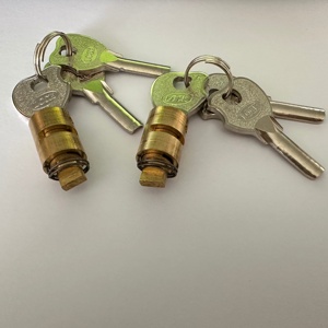 Euro Profile 15mm Diameter Brad Cam Door <strong>Lock</strong> Cylinder <strong>with</strong> <strong>Computer</strong> <strong>Key</strong> - Product Image 4