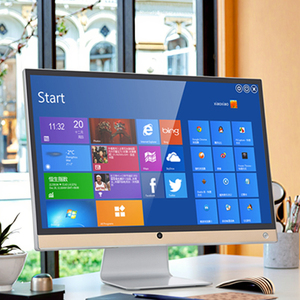 Günstige 23,6 Zoll IPS AIO Desktop-Computer Win10 Core i5-7400 Quad Core 3.5G 1920*1080 für Business Mono block All in One Pc - Product Image 1
