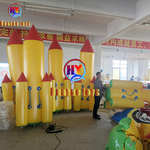 Açık takım bina olay kullanımı şişme uzay gemisi/çocuklar ve yetişkinler için PVC roket yarış oyunu - Product Image 2