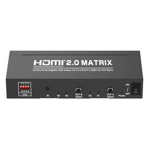 Conmutador de matriz con Control remoto, 2 en 2, HDMI, 2x2, 4K @ 60Hz - Product Image 3