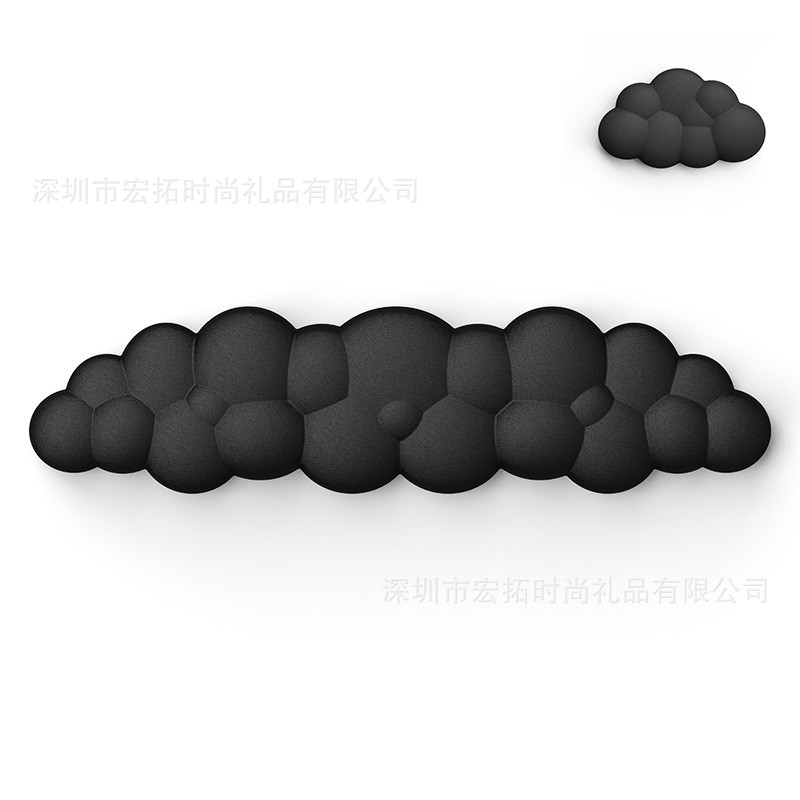 Attelle de poignet petite + Repose-poignet pour clavier / Noir