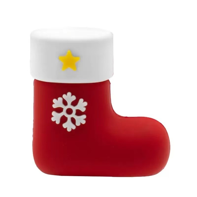 Three-dimensional red socks