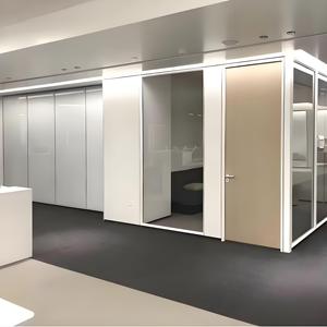 Modern Design Clear <strong>Modular</strong> Tempered Glass Office <strong>Partition</strong> Panel <strong>System</strong> for School Hospital &amp; Gym Dividers - Product Image 3