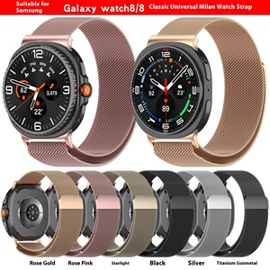Samsung Galaxy Watch8 için yeni manyetik Milanese döngü manyetik Milan bilezik Samsung Galaxy İzle 8 paslanmaz çelik kayış - Product Image 3