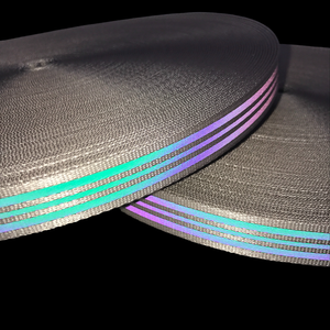 Tecido de Malha Retro-Reflexivo de Poliéster Ecológico Kairen com Pintura Arco-Íris para Costura em Calçados - Product Image 3