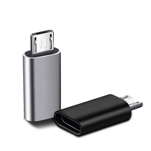 铝制微型到Usb适配器充电转换器C型母到微型Usb适配器 - Product Image 1