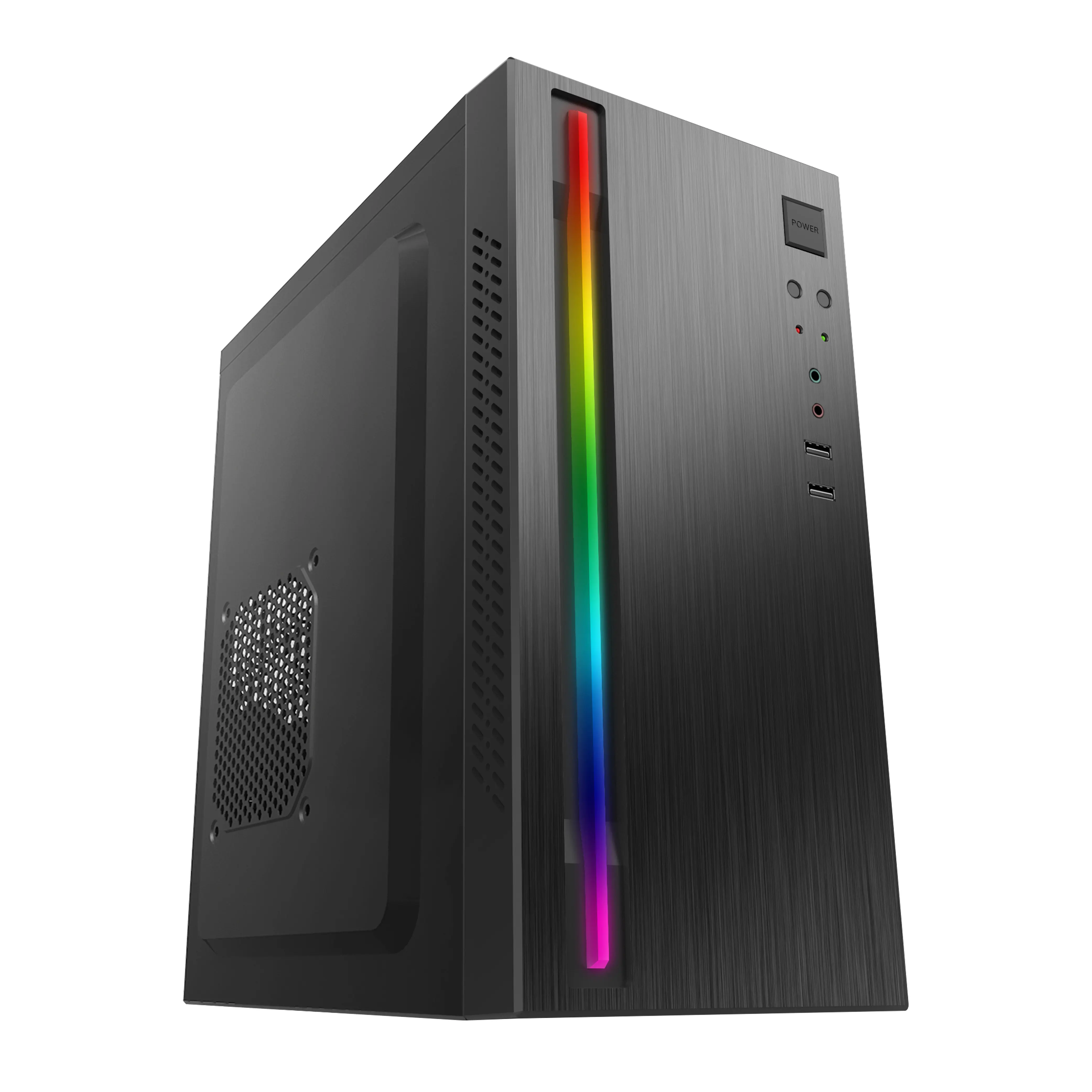 Full Tower Gaming PC-Gehäuse OEM ATX Micro Tower-Gehäuse mit HD-Audio für Gaming-Computer gehäuse und-Türme