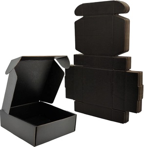 Custom Recycled Small Black Shipping Boxes for Small Business Cardboard Corrugated Mailer Boxes for Shipping Packaging Craft <strong>Gif</strong> - Product Image 4
