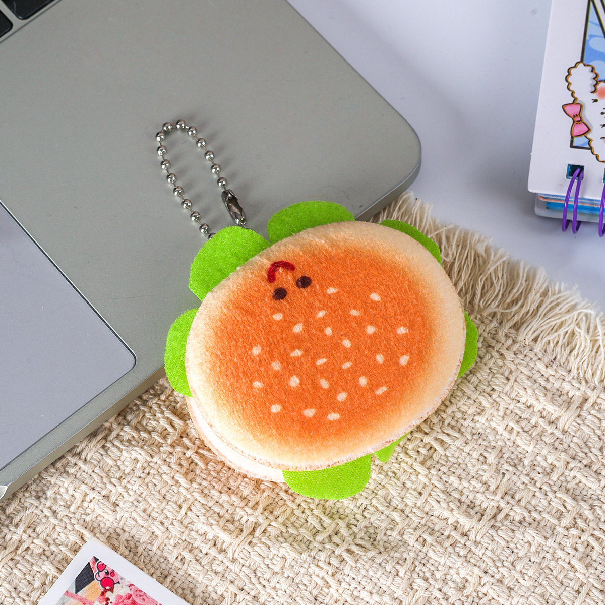 Brown Sesame Hamburger Bead Chain