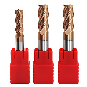 Tungsten Steel Milling <strong>Cutter</strong> 4-edge Carbide End Milling <strong>Cutter</strong> Extended Steel Milling <strong>Cutter</strong> CNC Numerical Control Tool - Product Image 2