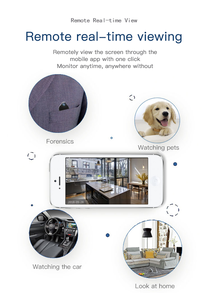 กล้องขนาดเล็กไร้สายหน่วยความจำ64G ขยายได้1080P HD เลนส์มุมกว้างกล้องกีฬาเว็บแคมแบบเรียลไทม์ไร้สาย - Product Image 5