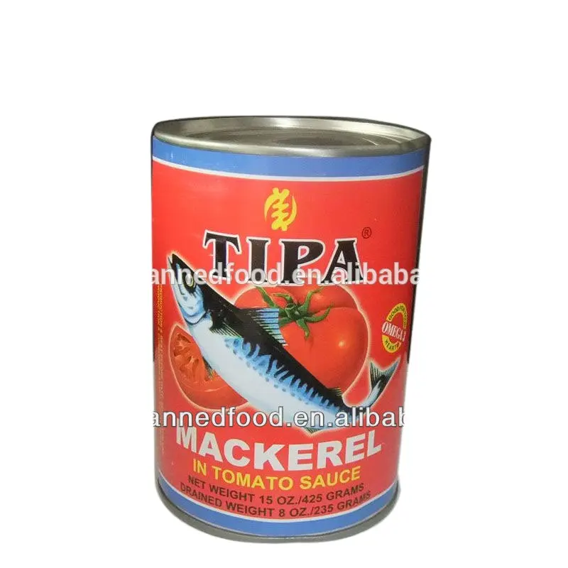 canned mackerel from chile 425gX24tins