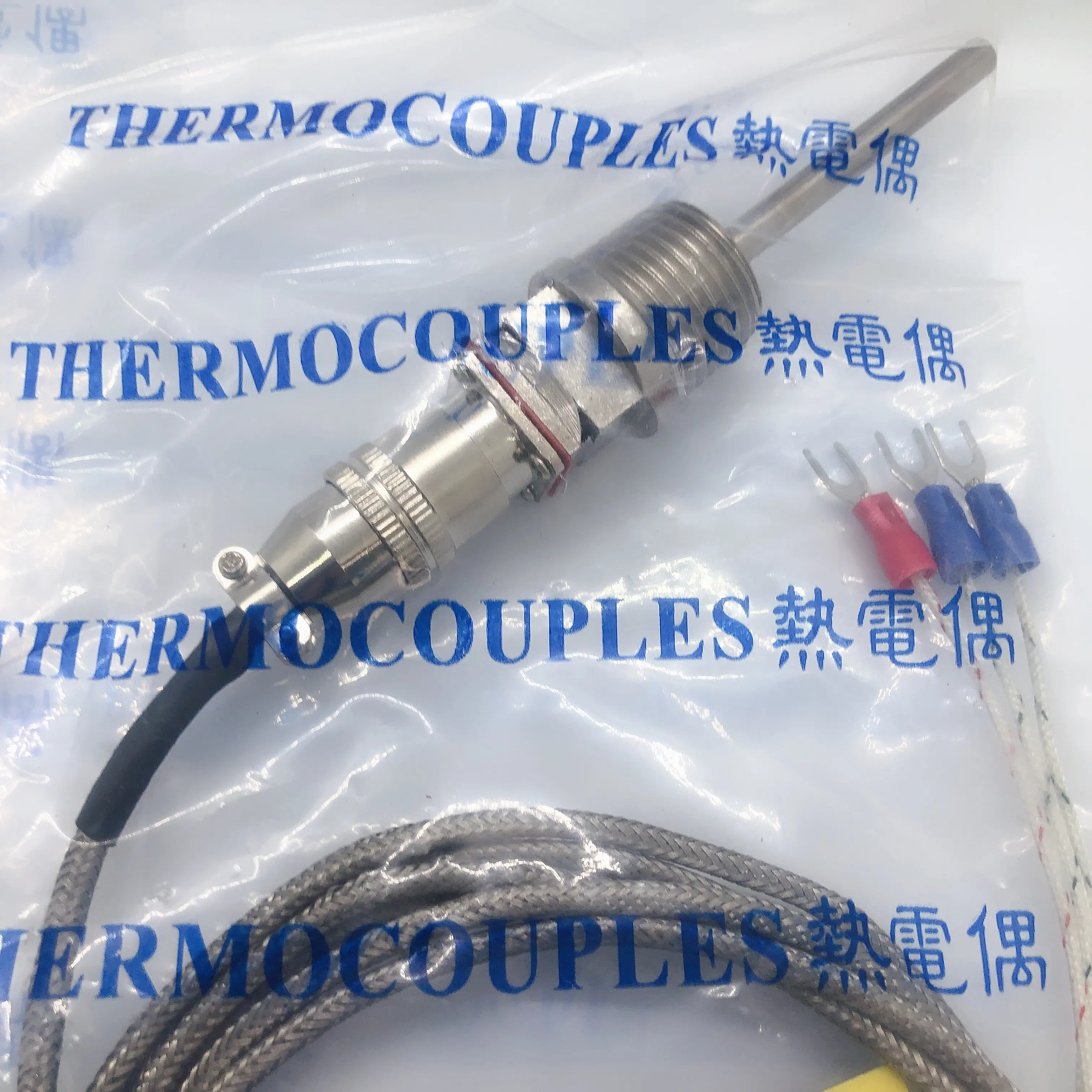 RTD PT100 Temperature Sensors 1/2 Inch NPT Threads With Detachable Connector