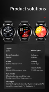Thể Thao Tập Thể Dục Công Nghệ T92 2-In-1 Jm03 Smartwatch Với Tai Nghe Bt Lịch Chức Năng Intelligente Công Nghệ Điện Tử Reloj Earbud - Product Image 6