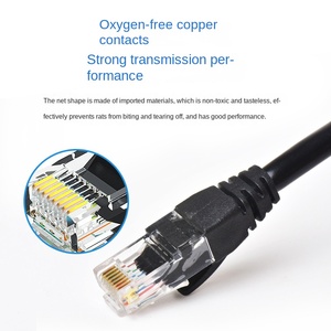 Super 6 Cable de red 1M Jumper Gigabit Par trenzado para computadora Monitoreo de enrutador de banda ancha 100M 305m Versiones disponibles - Product Image 2