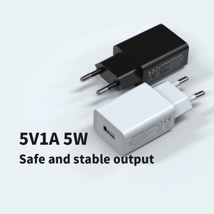 CE/RoHS sertifikaları ve cep telefonunda bir USB portu cep telefonu şarj fişi ile 5V 1A avrupa standart şarj cihazı - Product Image 2