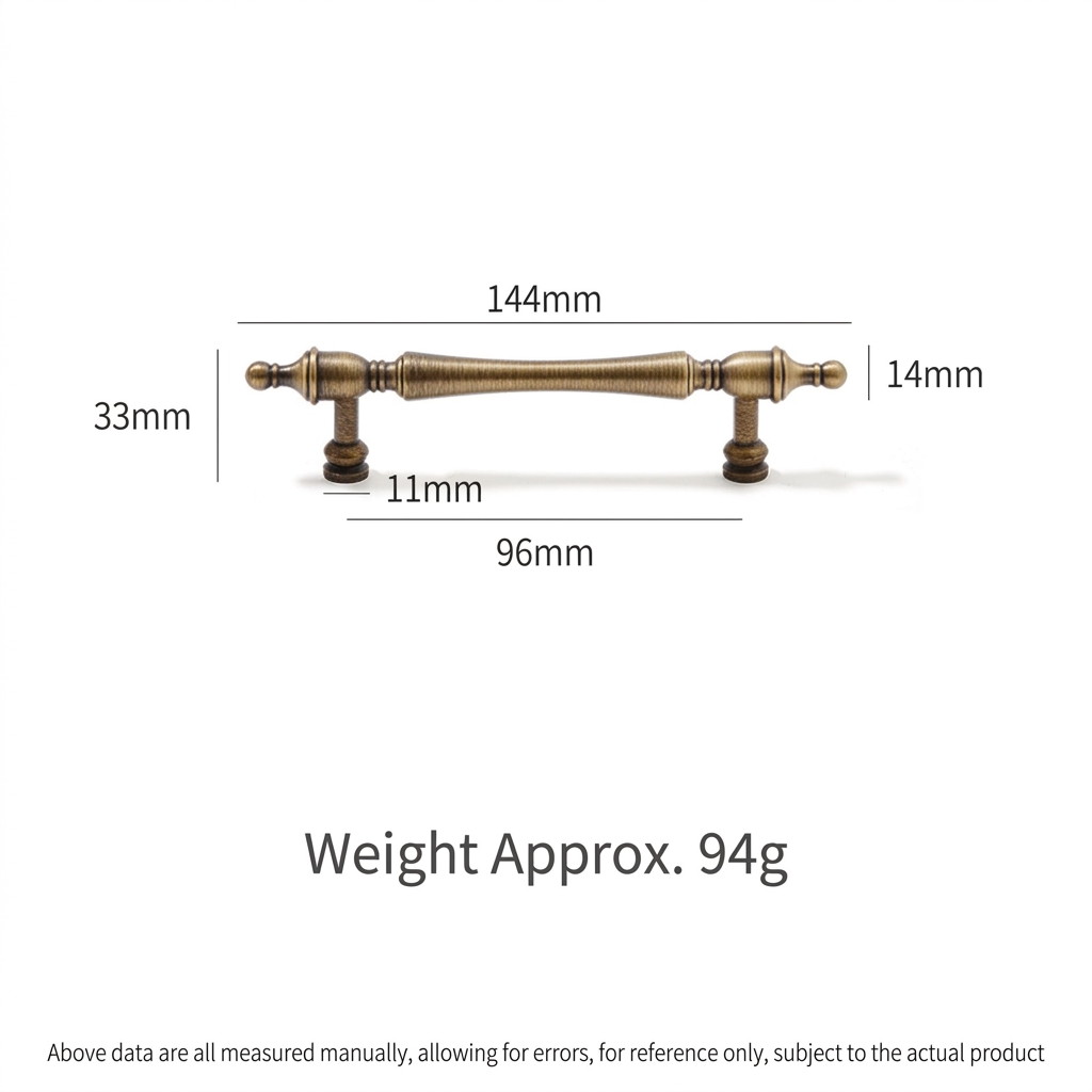 L144mm* espacement des trous 96mm