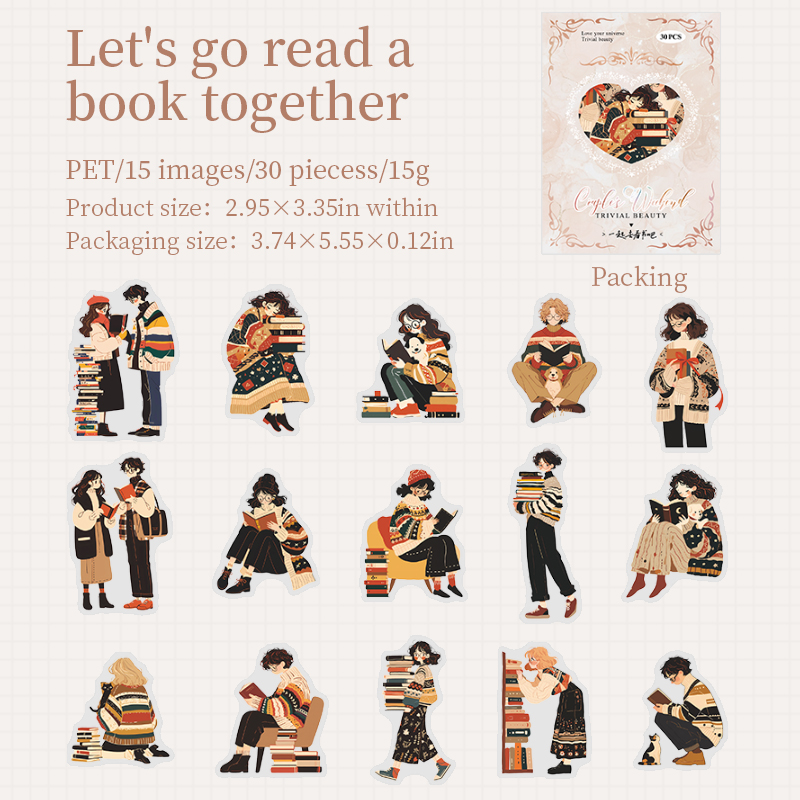 D Let's read a book together