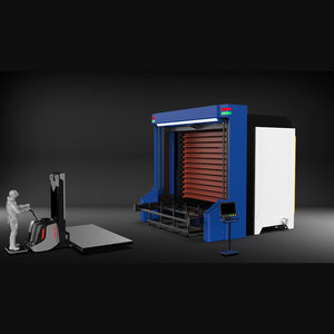 Almacén de material automático de chapa Estructura de estante multicapa Aproveche al máximo el espacio del almacén Almacén automático - Product Image 6