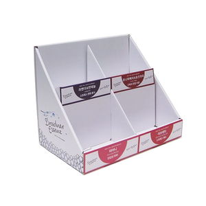Caja de exhibición de cartón reciclado impresa PDQ personalizada, 8 Uds., botellas de esmalte de uñas, embalaje de exhibición de papel de encimera - Product Image 4