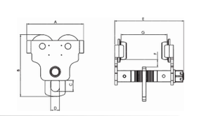 CE GS sertifikalı Premium kalite 5 Ton caraskal dört tekerlekli arabası kapalı yapısı düz arabaları Picc ışın arabası tekerlekleri - Product Image 2