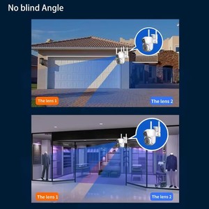 HD 4K Lente dual WiFi Exterior PTZ Cámara IP Seguimiento automático Resolución de 4MP Seguridad para el hogar NVR Opciones de almacenamiento de datos - Product Image 5