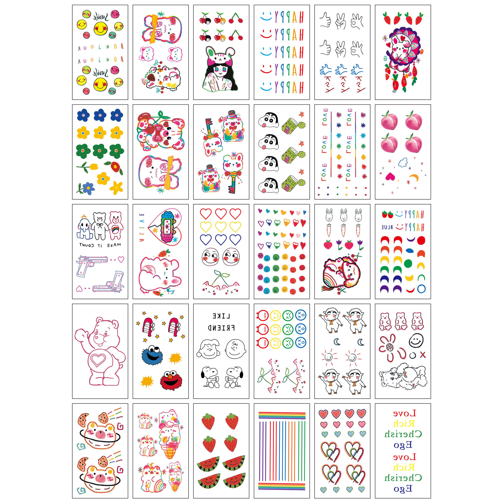 Hyuna b-30 styles différents-5,7*9,7 cm