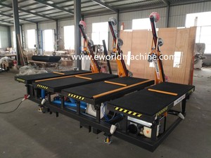 Tavolo automatico di carico e scarico in vetro a 3 bracci per taglio e rottura di pareti per macchine per la lavorazione del vetro - Product Image 3