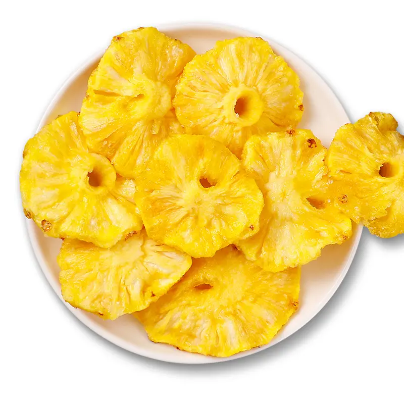 Dehydrated Pineapple Chips Sweetened Dried Pineapple Wholesale