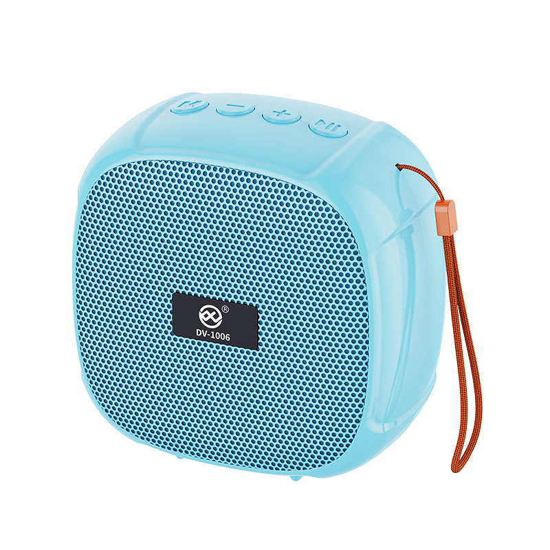 Mini haut-parleur de commerce extérieur-dv-1006-bleu