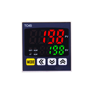 Controlador de temperatura PID inteligente digital de entrada múltiple de salida dual Relé TC4S SSR