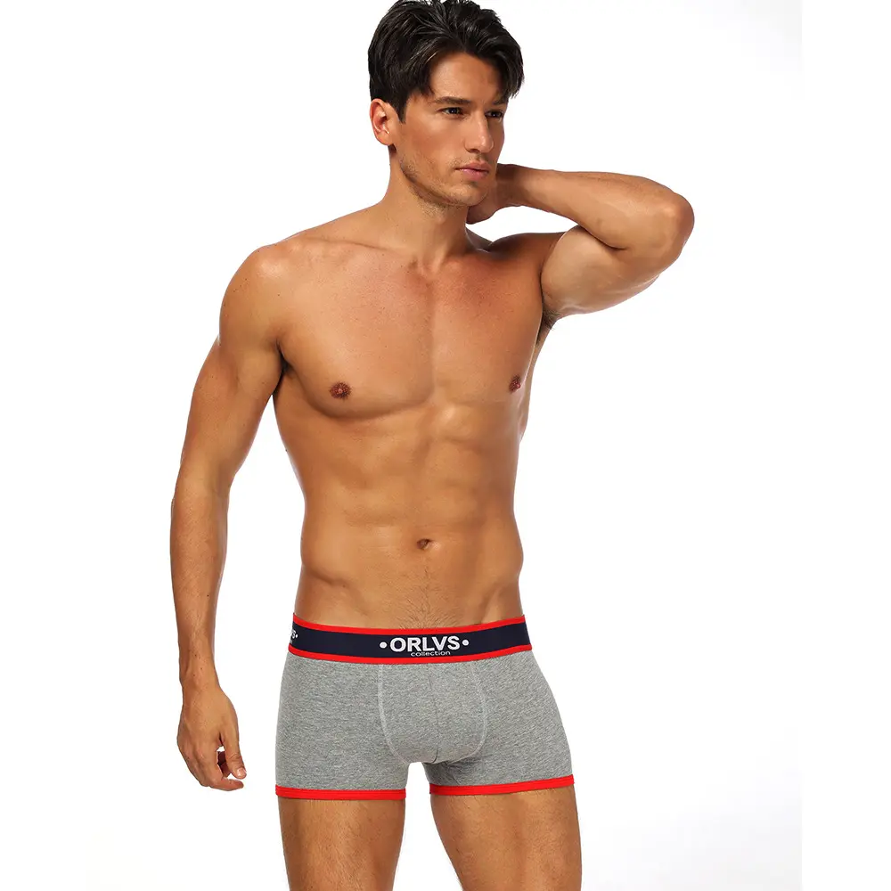 Atacado de boa qualidade shorts fabricantes de spandex, algodão, vermelho, zhongshorts, calcinha masculina, feita na china, cuecas boxer, roupa íntima para homens