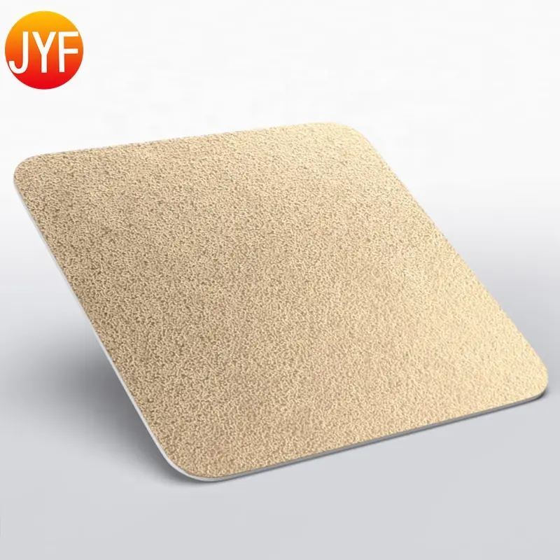 Drap de plafond en acier inoxydable gaufré, 4X8, pour panneaux muraux