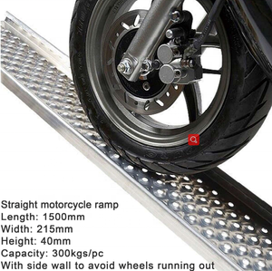 HM4103 Portable OEM Motorbike Ladder Straight Sharp <strong>Mesh</strong> Steel <strong>Ramp</strong> - Product Image 2