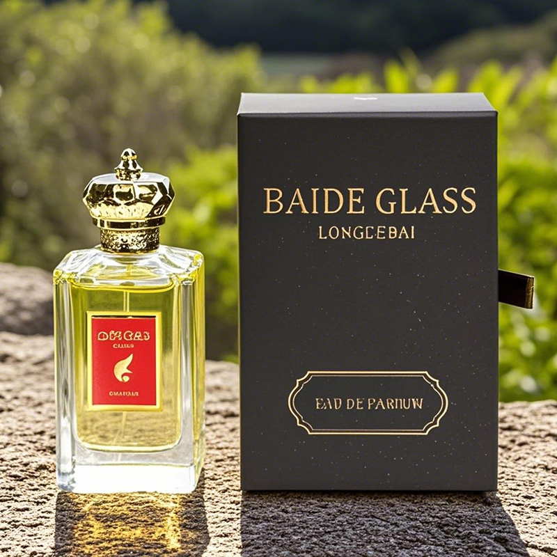 custom color on glass bottle