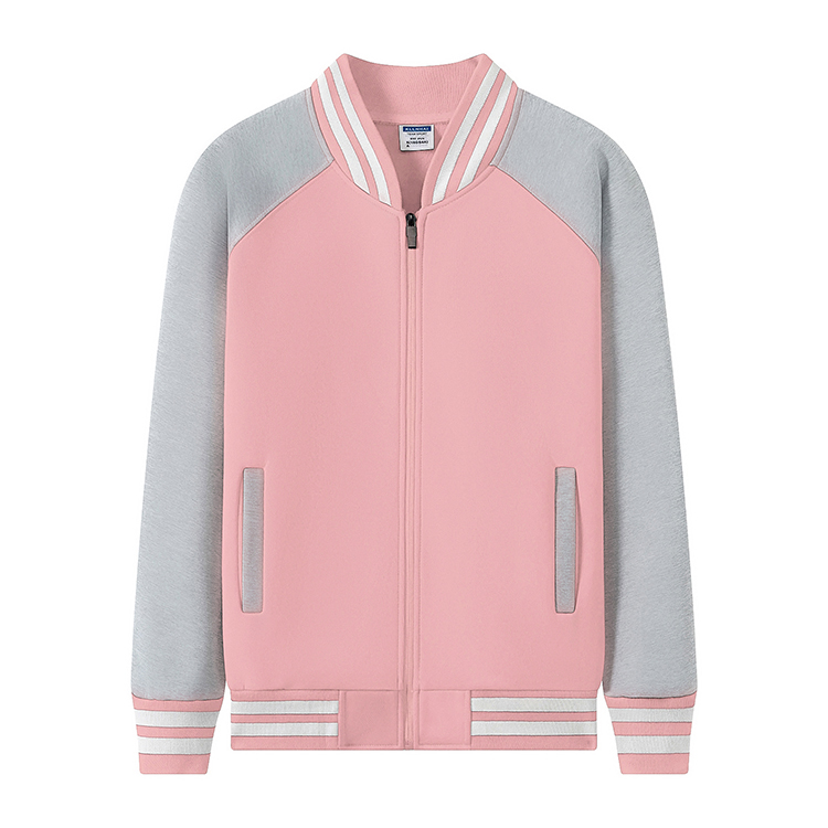 Rose + gris manches