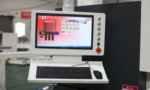 HUAHUA HP380 3800mm Cutting Length 120mm Cutting Thickness 120m/min Cutting Speed Computer Beam <strong>Saw</strong> Machine - Product Image 2