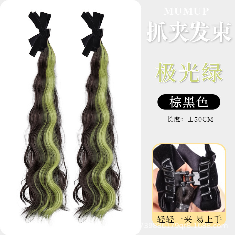 Elf ear studs-aurora green