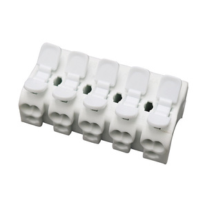 Bloque de terminales tipo empuje, terminales de prensa de resorte aprobados por el estándar de EE. UU., sin tornillos, bloque de terminales de enchufe - Product Image 4