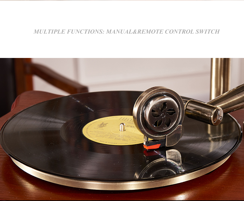 Best Quality wooden Retro Gramophone Multifunctional player phonograph for home audio