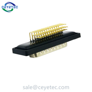 Waterproof DB44 Female d Sub 44 Pin <strong>Connector</strong> Right Angle for PCB